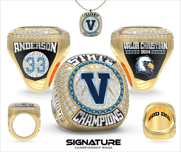 Valor Christian High School Basketball -Women's 2024 Championship Ring