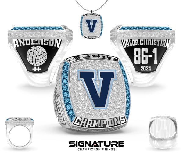 Valor Christian High School Volleyball -Women's 2024 Championship Ring