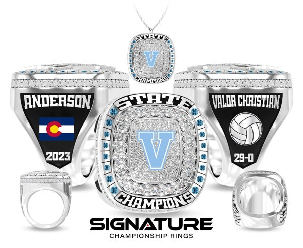 Valor Christian High School Volleyball -Women's 2023 Championship Ring