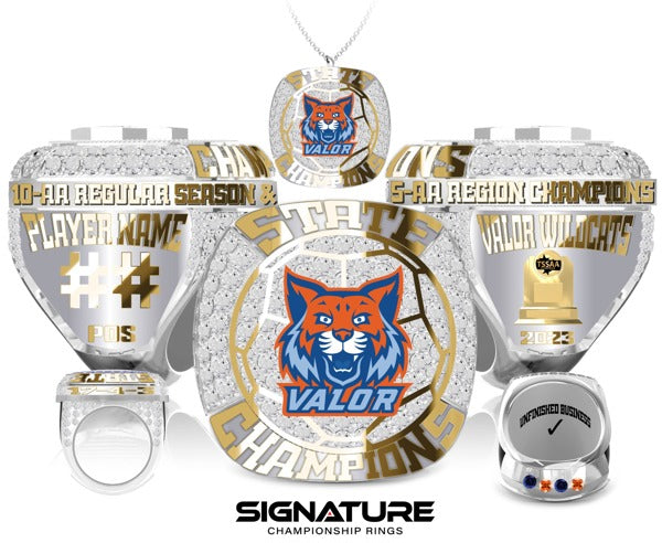 Valor College Prep Soccer -Men's 2023 Championship Ring