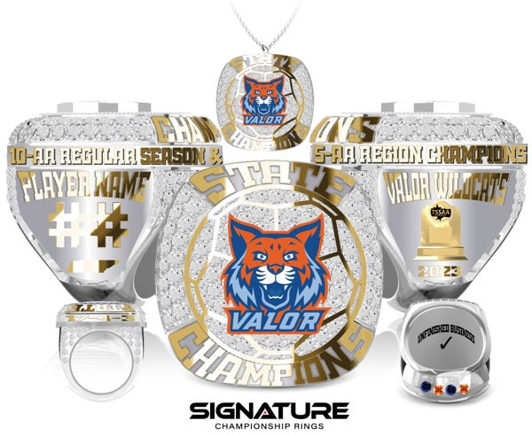 Valor College Prep Soccer -Men's 2023 Championship Ring Staff