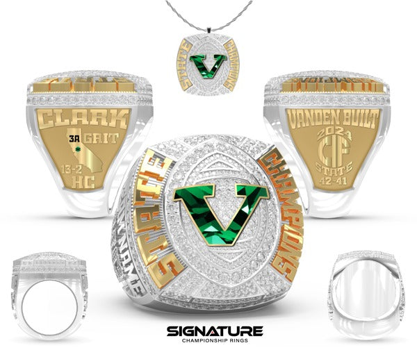 Vanden High School Football 2024 Championship Ring