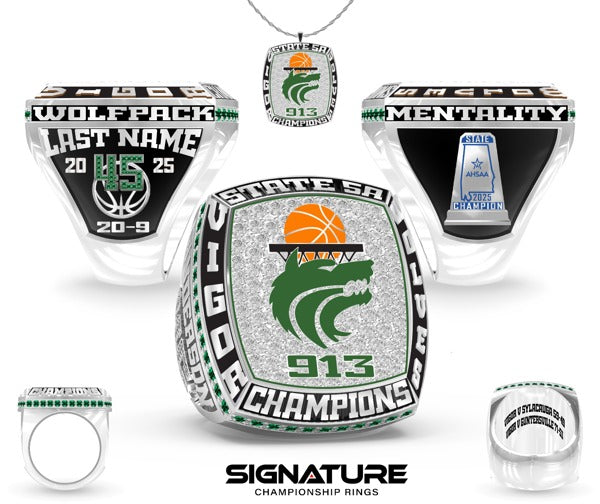 Vigor High School Basketball -Men's 2025 Championship Ring
