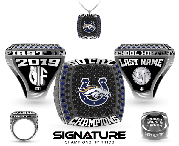 Vista Murrieta High School Women's Volleyball 2019 So Cal Championship Ring