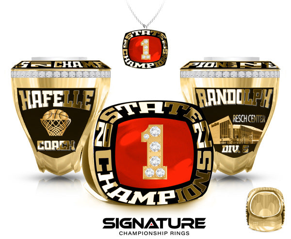 RESCH Center Wisconsin Basketball Coach's Association  Championship Ring