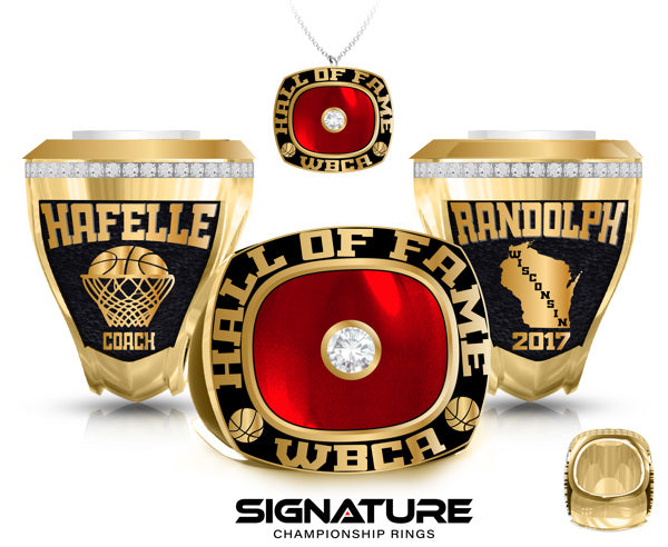Wisconsin Basketball Coach's Association  Championship Ring
