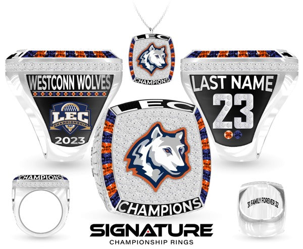 Western Connecticut State University Lacrosse -Men's 2023 Championship Ring