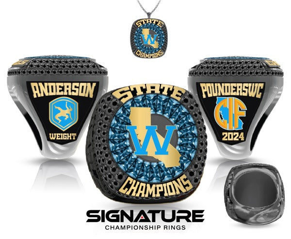 Walnut High School Wrestling 2024 Championship Ring
