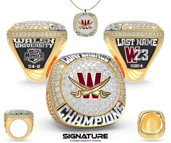 Walsh University Basketball -Men's 2024 Championship Ring