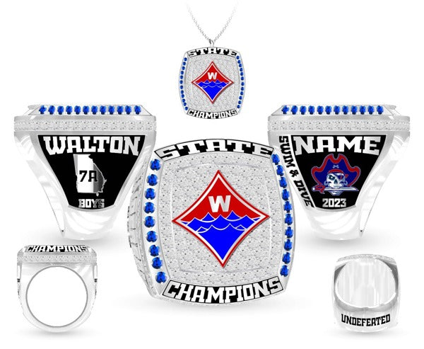 Walton High School OSR Swimming & Diving 2023 Championship Ring