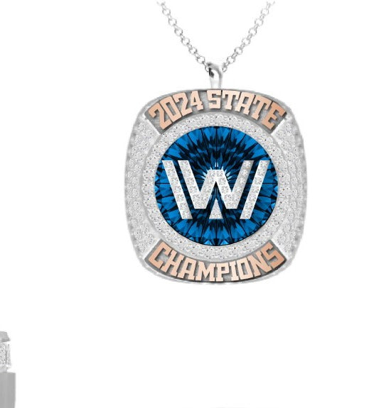 Washburn Rural High School Wrestling - Women's 2024 Pendant