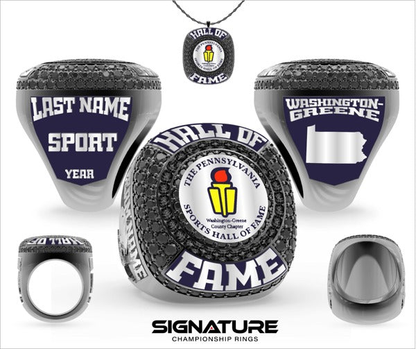 Pennsylvania Sports Hall of Fame - Washington/Greene County Chapter 2025 Championship Ring