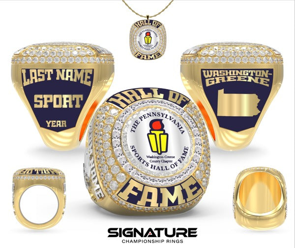 Pennsylvania Sports Hall of Fame - Washington/Greene County Chapter 2025 Championship Ring