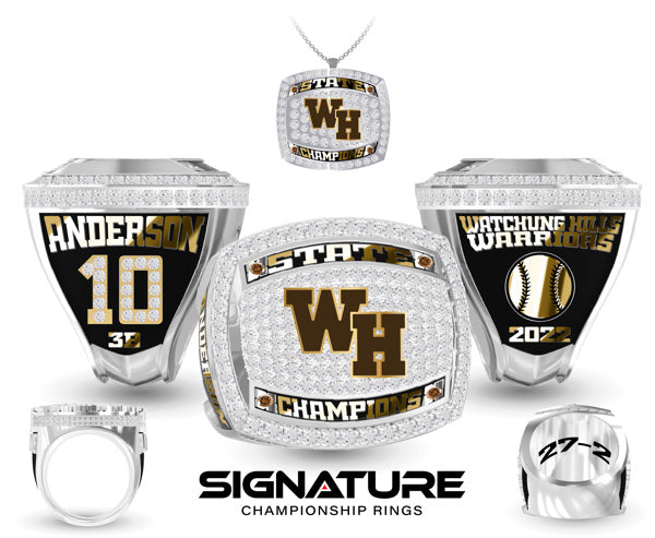 Watchung Hills Regional High School Championship Ring