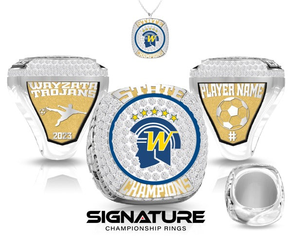 Wayzata High School Soccer -Men's 2023 Championship Ring