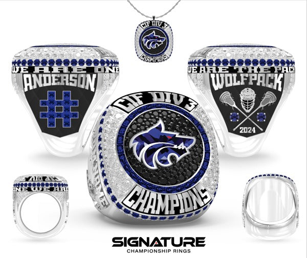West Hills High School Lacrosse -Men's 2024 Championship Ring
