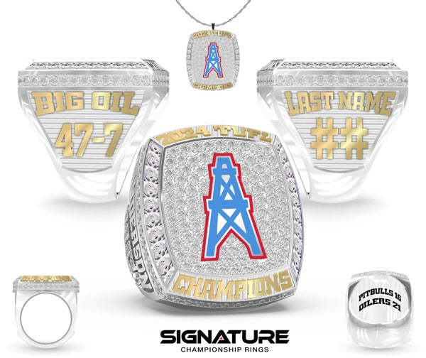 West Texas Oilers Football 2024 Championship Ring