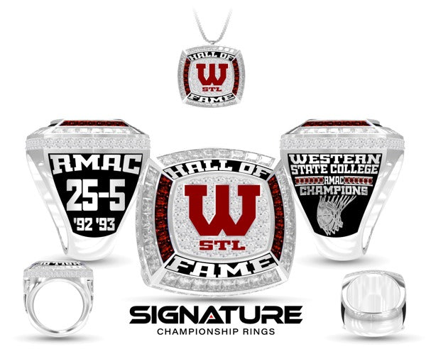 Western State College Basketball -Men's 2024 Championship Ring
