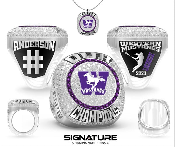 Western University Lacrosse -Women's 2023 Championship Ring