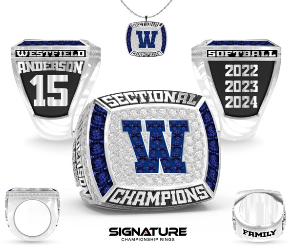 Westfield Academy and Central High School Softball - Women's 2024 Championship Ring