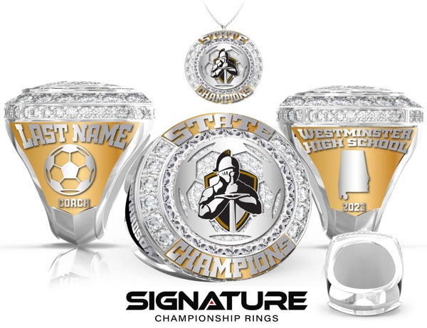 Westminster School at Oak Mountain Soccer -Women's 2023 Championship Ring