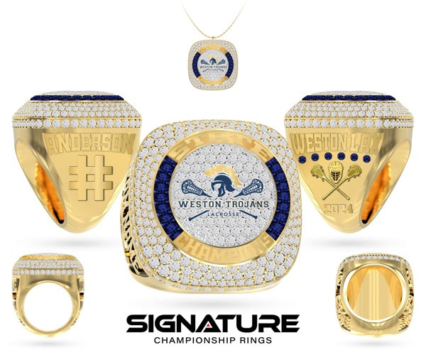 Weston High School Lacrosse -Men's 2024 Championship Ring