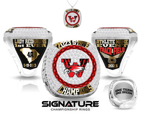 Westwood High School Track & Field -Women's 2023 Championship Ring