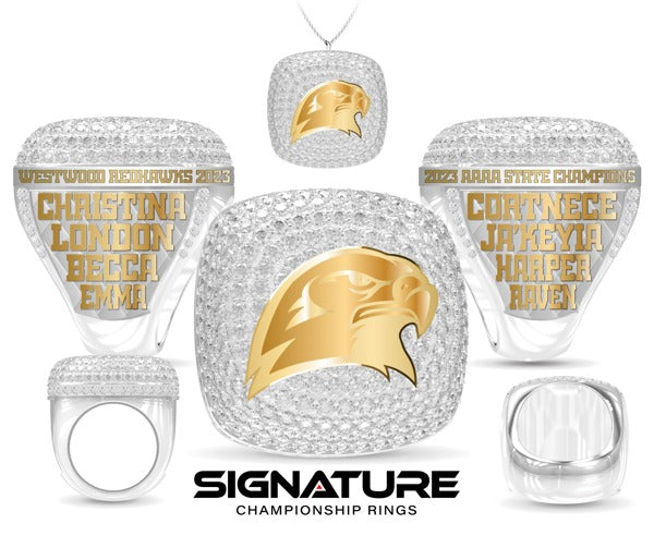 Westwood High School Track & Field -Women's 2023 Championship Ring