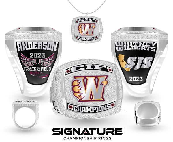 Whitney High School Track & Field -Coed 2023 Championship Ring