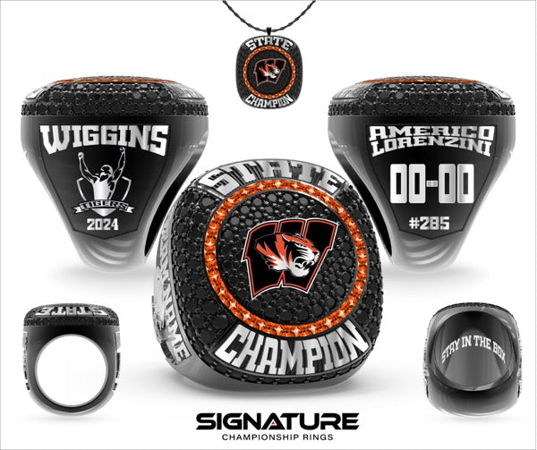 Wiggins High School Wrestling 2024 Championship Ring