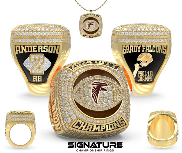 William E Grady Career and Technical High School Football 2024 Championship Ring