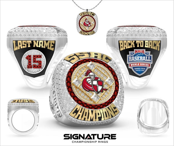William Carey University Baseball 2024 Championship Ring