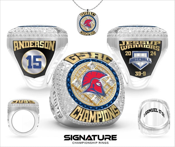 William Jessup University Baseball 2024 Championship Ring