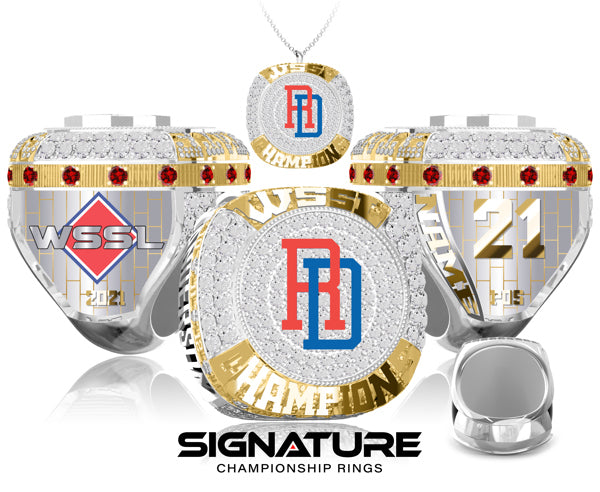 Willie Santiago Softball League Johnson City Championship Ring