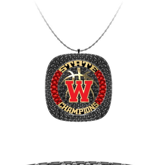 Williston High School Basketball -Men's 2024 Pendant