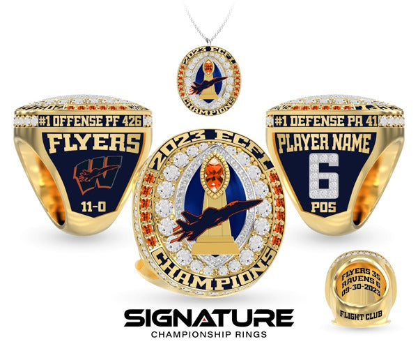 Windsor Flyers Football 2023 Championship Ring
