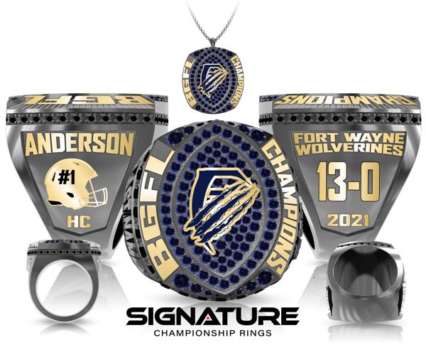 Fort Wayne Wolverines Championship Ring