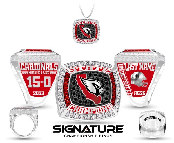 Woodland Christian School Football 2023 Championship Ring
