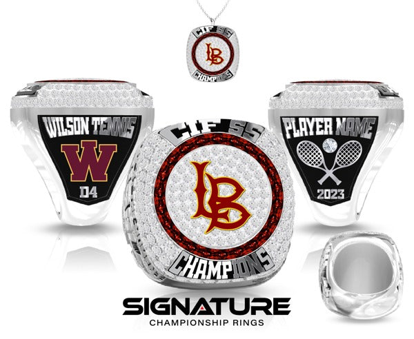 Woodrow Wilson High School Tennis -Men's 2023 Championship Ring