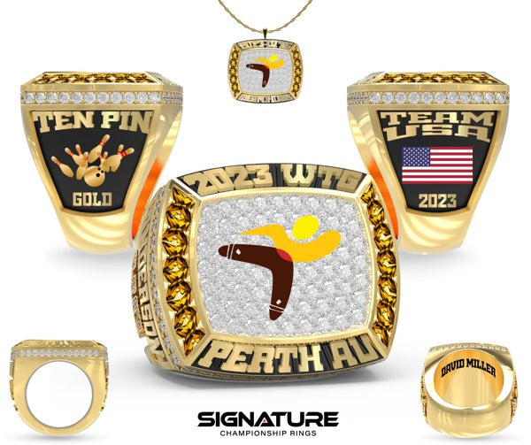 Transplant Games Ten Pin 2023 Championship Ring