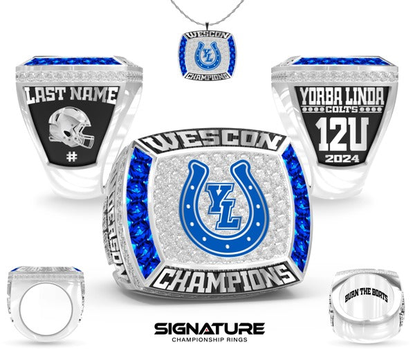 Yorba Linda 12U Football 2024 Championship Ring