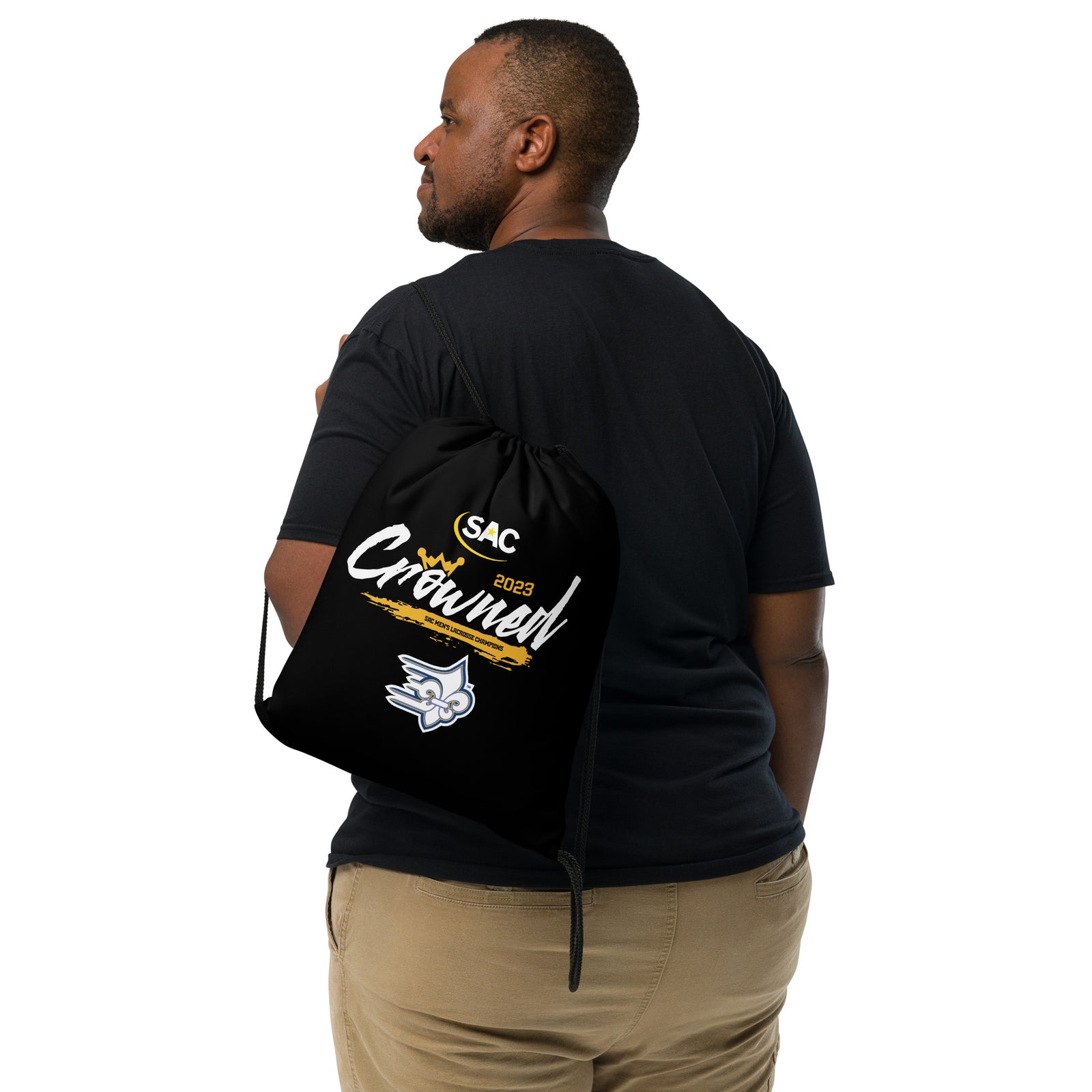 SAC MEN'S LACROSSE CHAMPIONS 2023 Drawstring bag