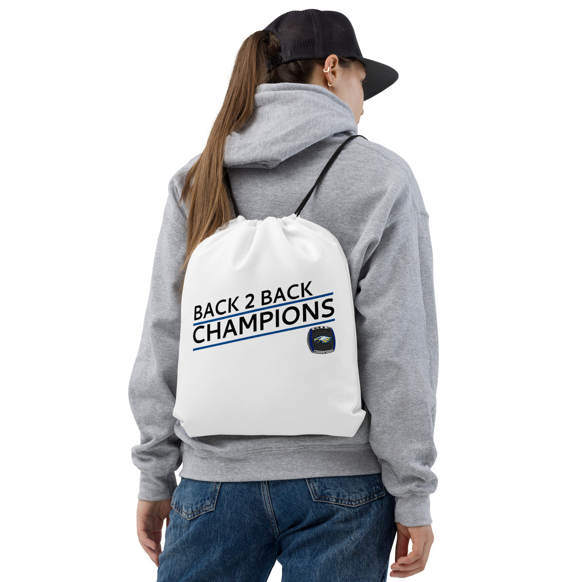 Bakersfield Christian High School Tennis -Men's 2023 Drawstring bag