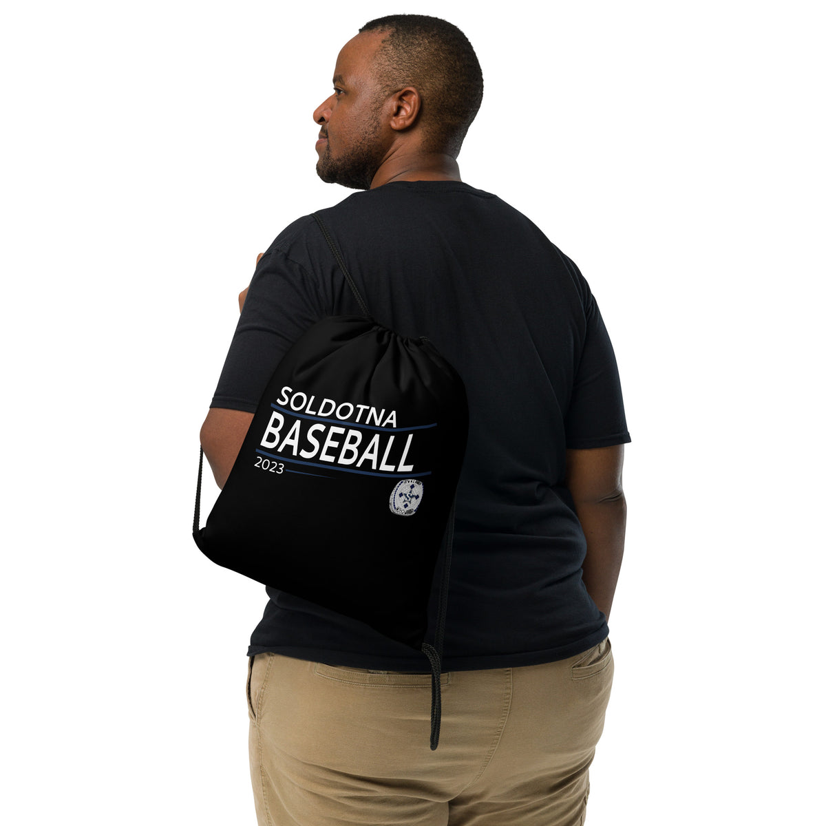 Soldotna High School Baseball 2023 Drawstring bag