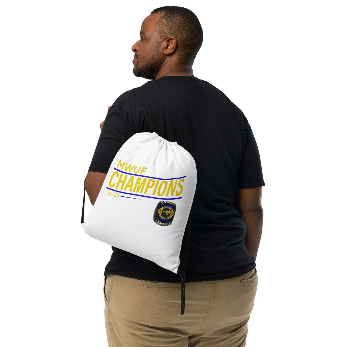 Sheboygan County Sabercats Football 2023 Drawstring bag
