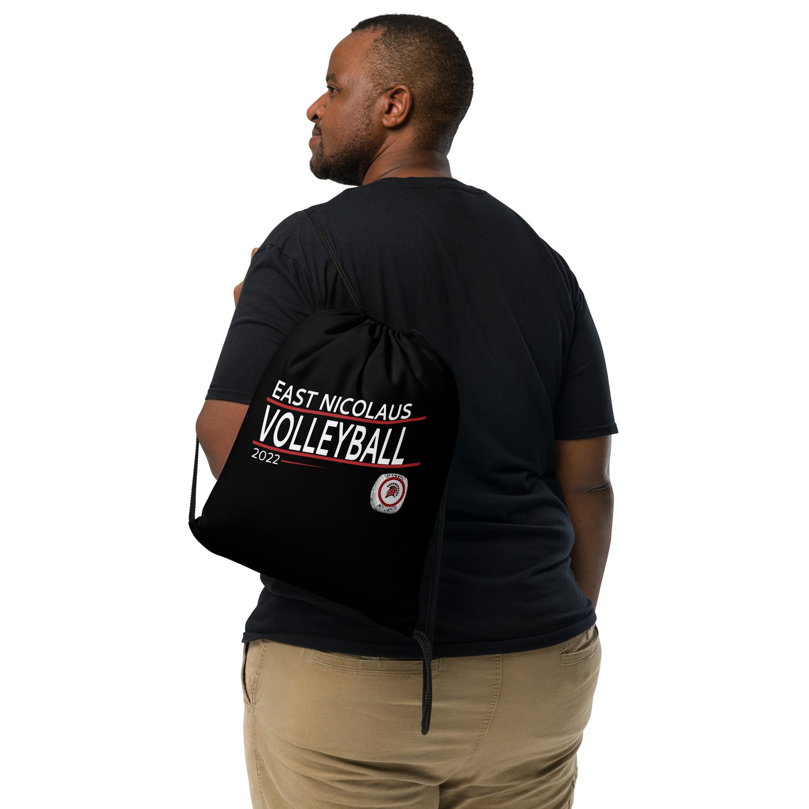 East Nicolaus High School Volleyball -Women's 2023 Drawstring bag