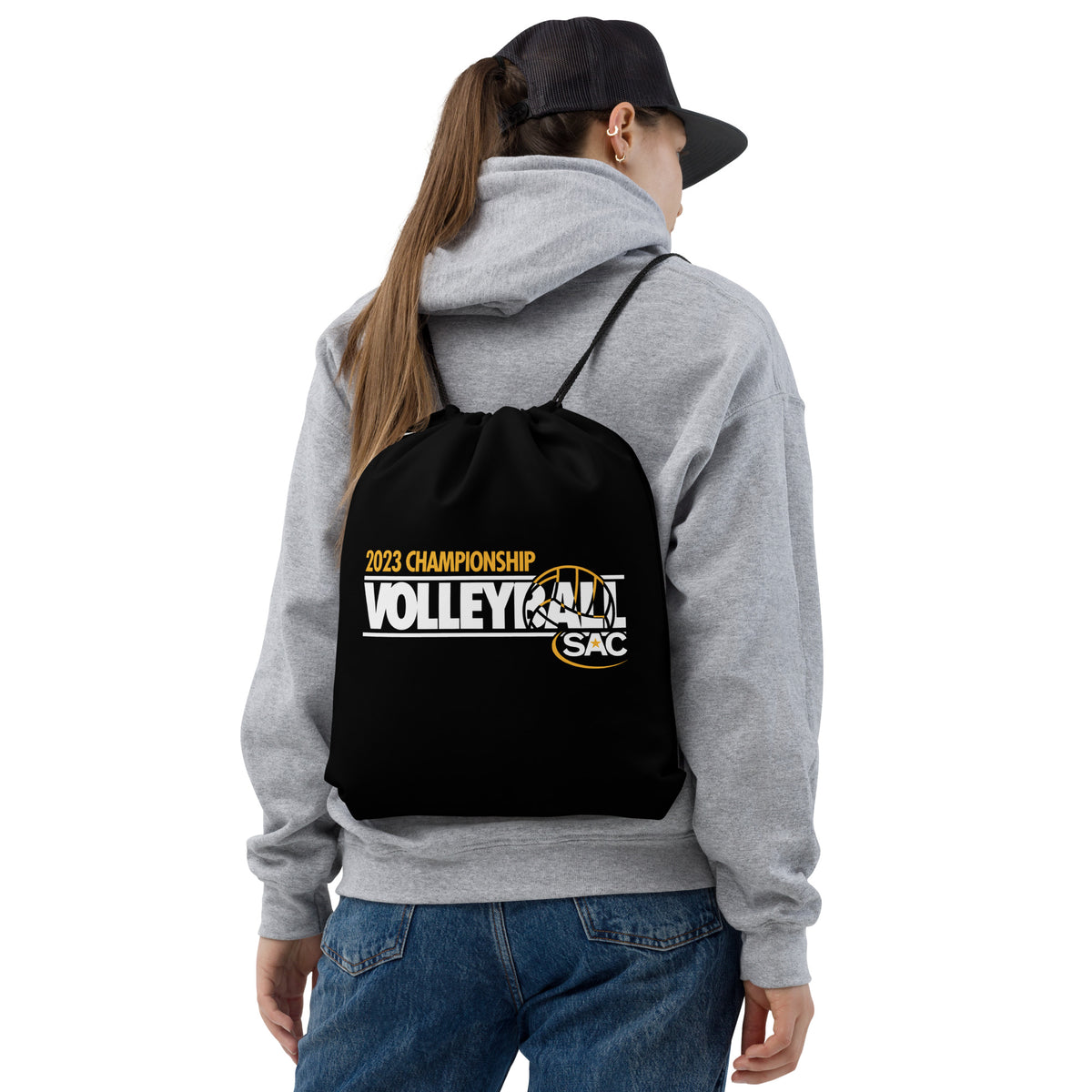 SAC Volleyball Championship 2023 Drawstring bag