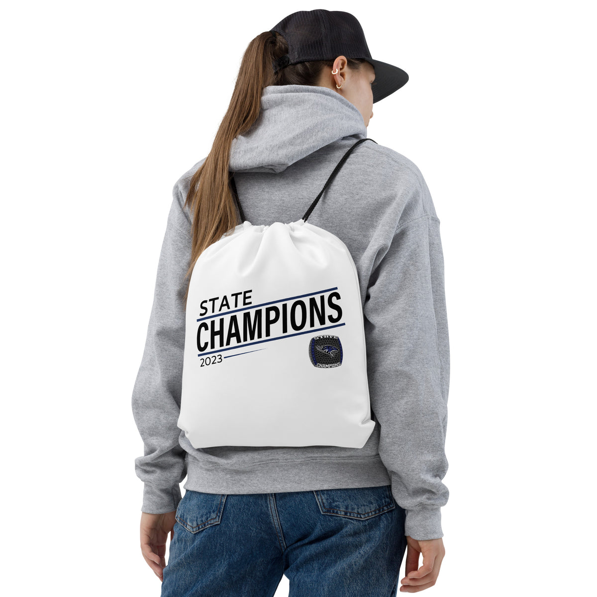 Putnam Valley High School Cheer 2023 Drawstring bag
