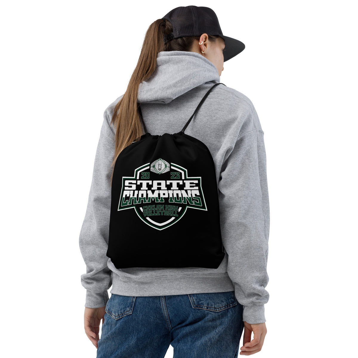 Chelan High School Volleyball -Women's 2023 Drawstring bag
