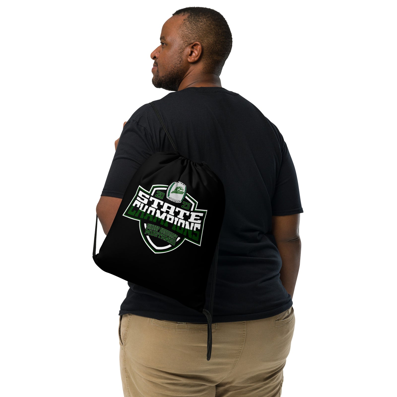 Bishop Brossart High School Cross Country -Men's 2023 Drawstring bag